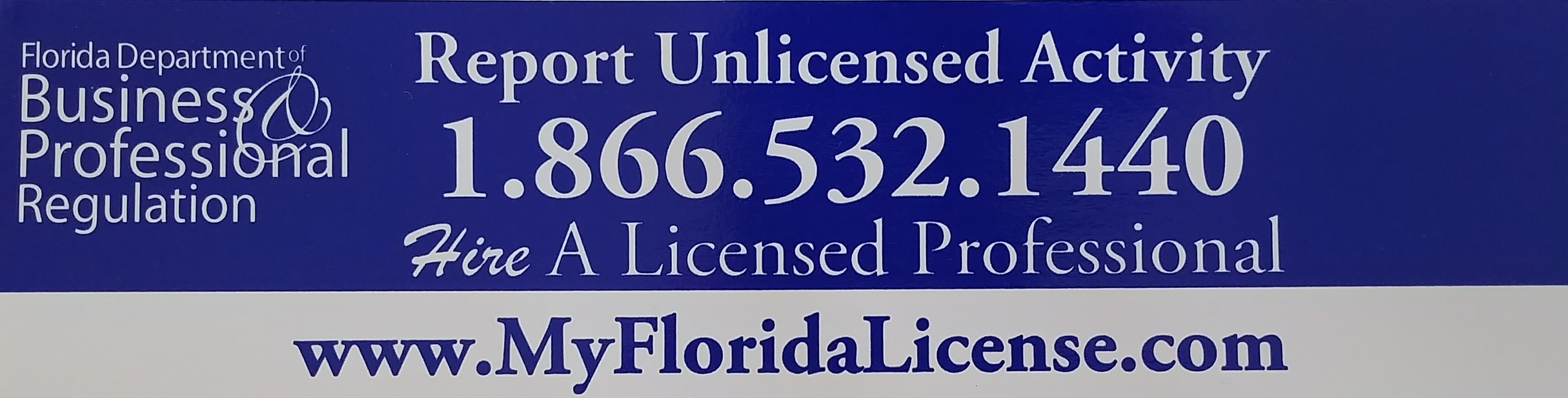 Report Unlicensed Activity for HVAC